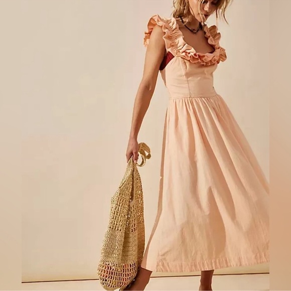 Free People Dresses & Skirts - Free People Ruffle It Up Midi.